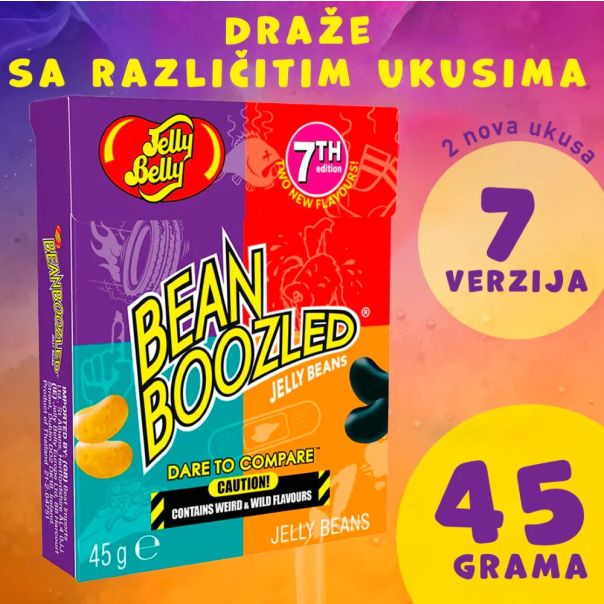 JELLY BELLY CANDY Draže bombone BEANBOOZLED, 45g 7th edition - EP2536141