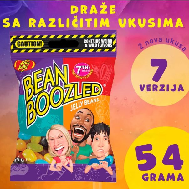 JELLY BELLY CANDY Draže bombone BEANBOOZLED, 54g 7th edition - EP2536144