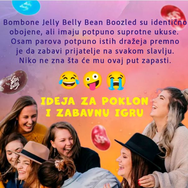 JELLY BELLY CANDY Draže bombone sa diskom Beanboozled, 100g 7th edition - EP2536136