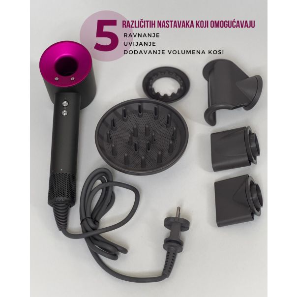 Fen za kosu sa 5 nastavaka - SOP012