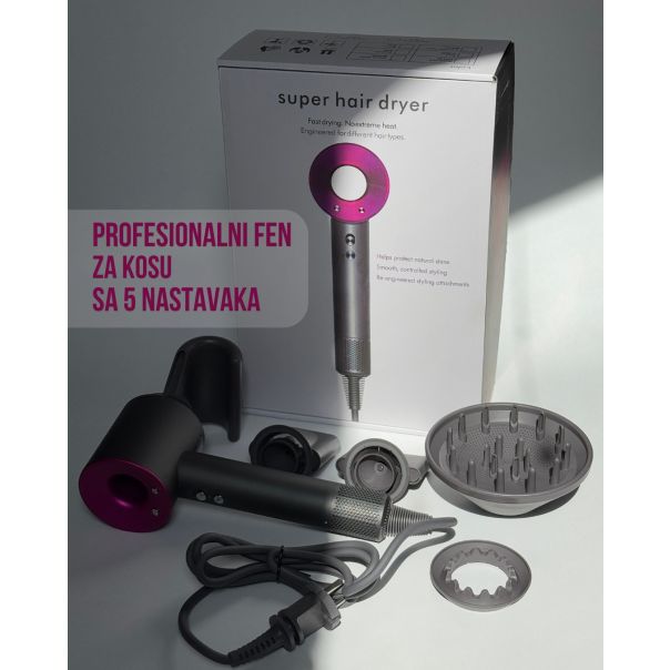 Fen za kosu sa 5 nastavaka - SOP012