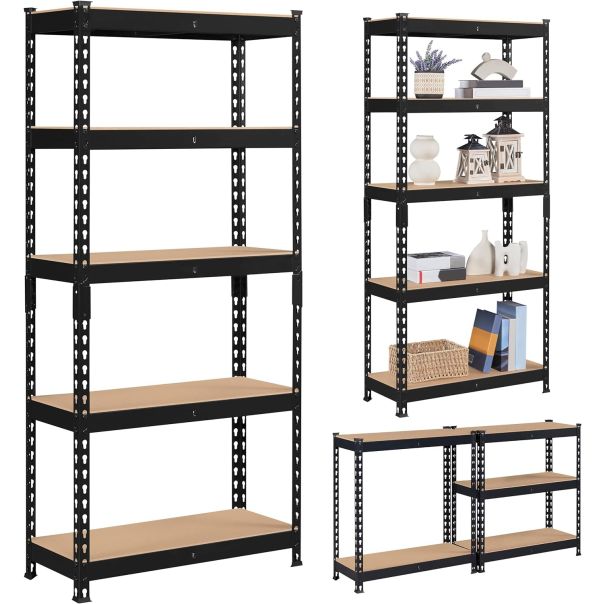 ePRO polica premium 183x120x45, metal-drvo, 875kg (5x175kg) - E0014