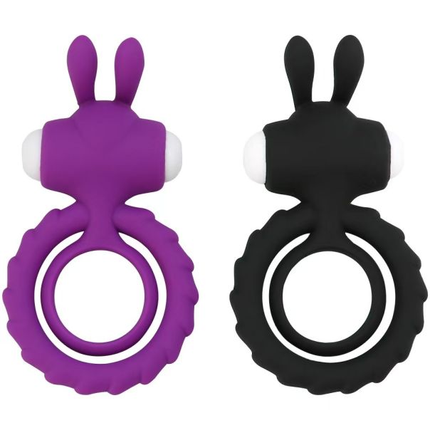 Vibracioni prsten sa zečjim ušima (rabbit) CRNI - EP3175458