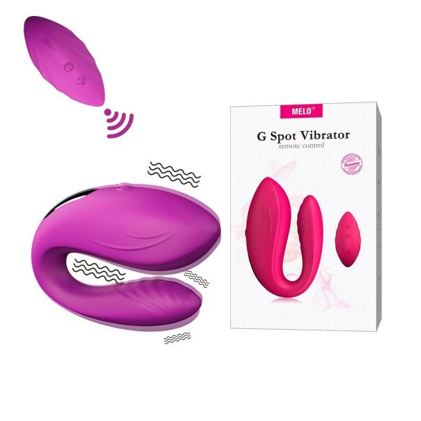 Parni vibrator sa daljinskim (MELO) ROZE - EP3135313