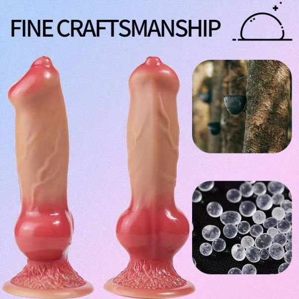 Realistični dildo sa čvorastom bazom i vakuum postoljem - EP3175395