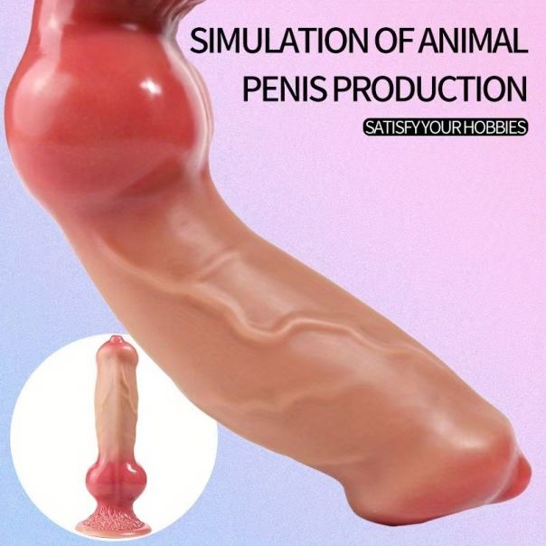 Realistični dildo sa čvorastom bazom i vakuum postoljem - EP3175395