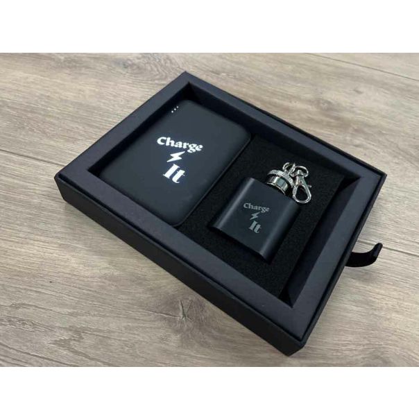 Poklon set Power bank i mini pljoska - 16GS01