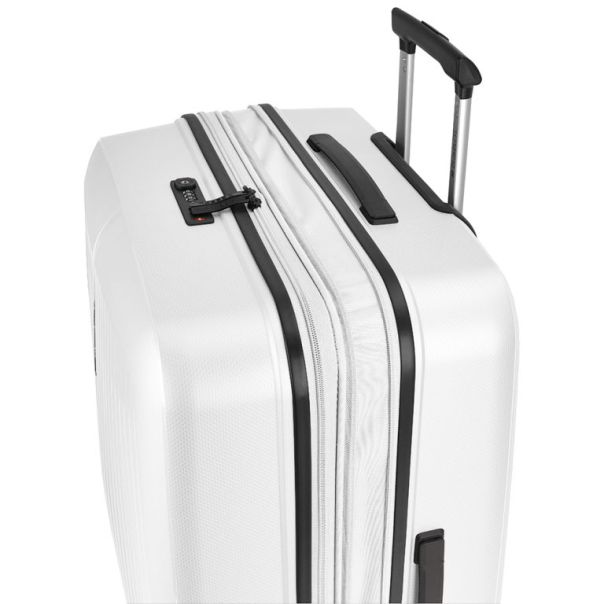 GABOL Kabinski kofer - proširivi 40x55x20/25cm 41.7/47.4L Brooklyn, bela - 16KG123922A