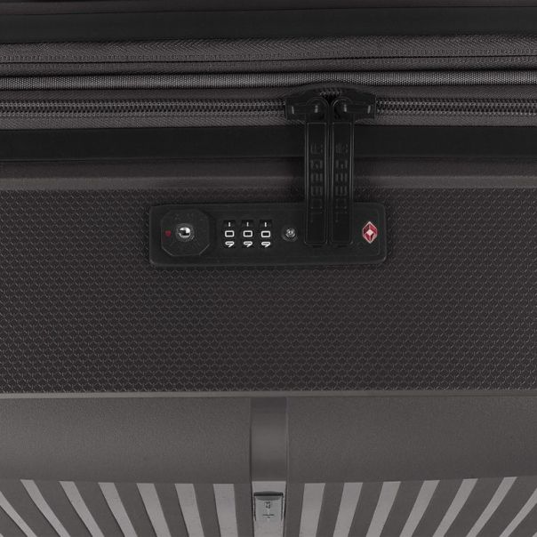 GABOL Kabinski kofer - proširivi 40x55x20/25cm 41.7/47.4L Brooklyn, metalik siva - 16KG123922C