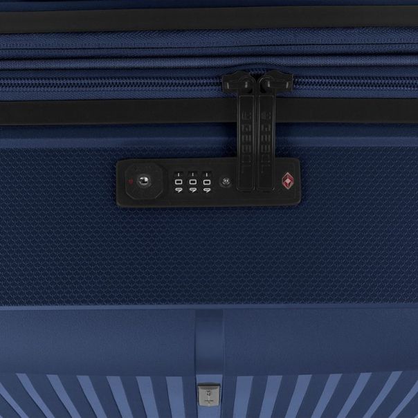 GABOL Kabinski kofer - proširivi 40x55x20/25cm 41.7/47.4L Brooklyn, metalik plava - 16KG123922E