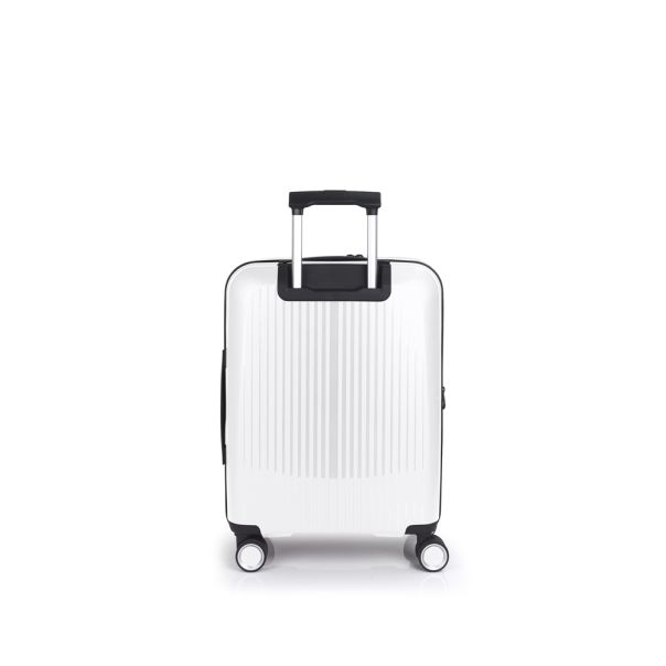 GABOL Kabinski kofer sa odeljkom za laptop - proširivi 40x55x22/25cm 41.7/47.4L Brooklyn, bela - 16KG123923A