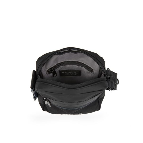 GABOL Muška torbica na rame 15x18x5cm Darek, crna - 16TRMG546401B