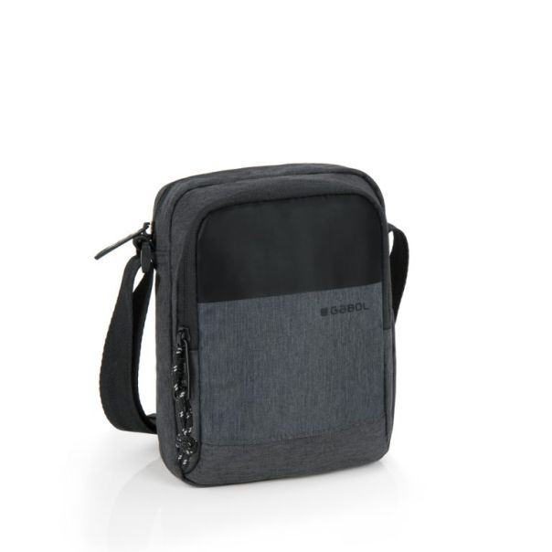 GABOL Muška torbica na rame 15x19x7cm Liam, siva - 16TRMG546503C