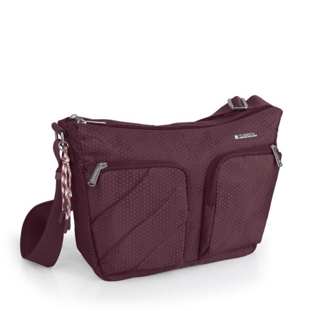 GABOL Ženska torba na rame 33x23x10cm Aitana, bordo - 16TRZG603714DB
