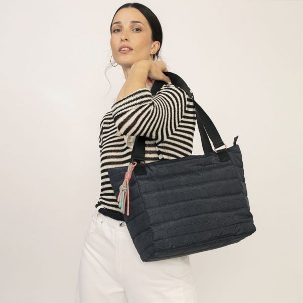 GABOL Ženska torba na rame 31x29x16cm Hanae, crna - 16TRZG604228