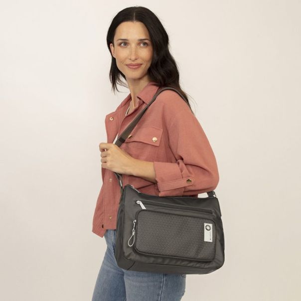 GABOL Ženska torba na rame 33x24x9cm Judith, siva - 16TRZG604314