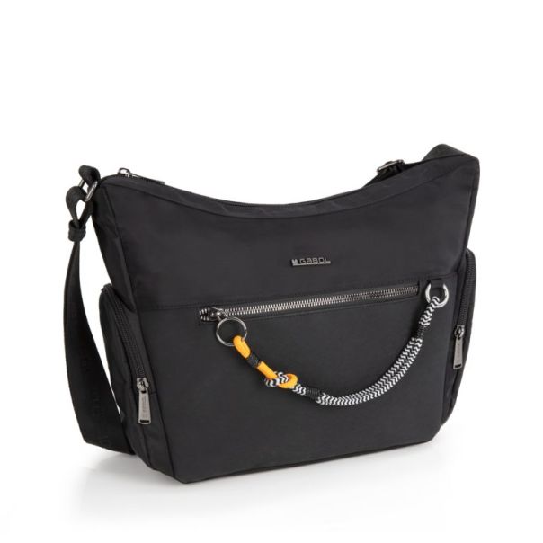 GABOL Ženska torba na rame 34x25x10cm Aisha, crna - 16TRZG604420