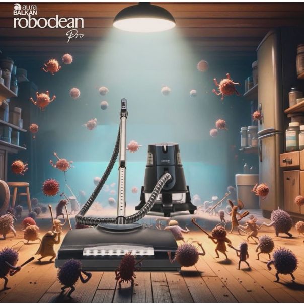 AURA Roboclean Pro anti-alergy usisivač sa jonizacijom vazduha - AuraHome-1