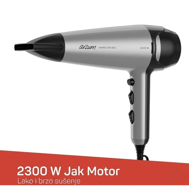 Arzum AR5119-1700 Hairstar Ion Profi Fen 2300W: Jonska nega za sjajnu kosu bez naelektrisanja - EP2975568