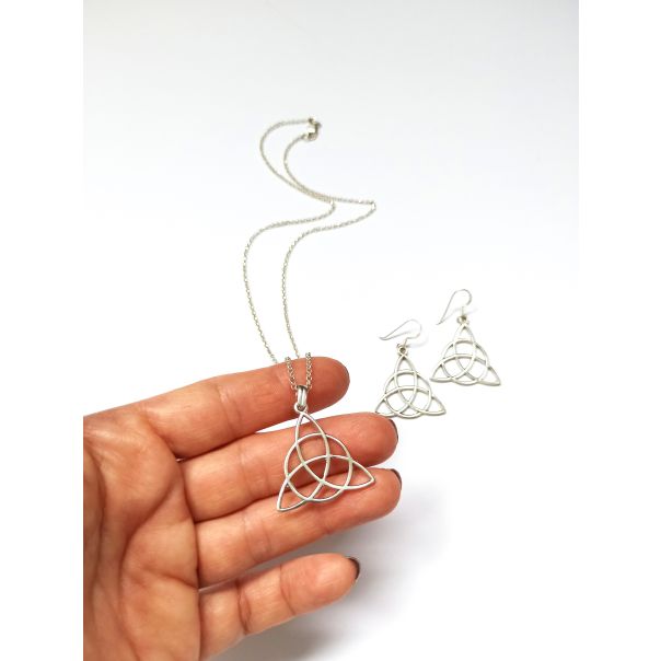 ROD - Ogrlica od sterling srebra TRIKETRA - ROD000051