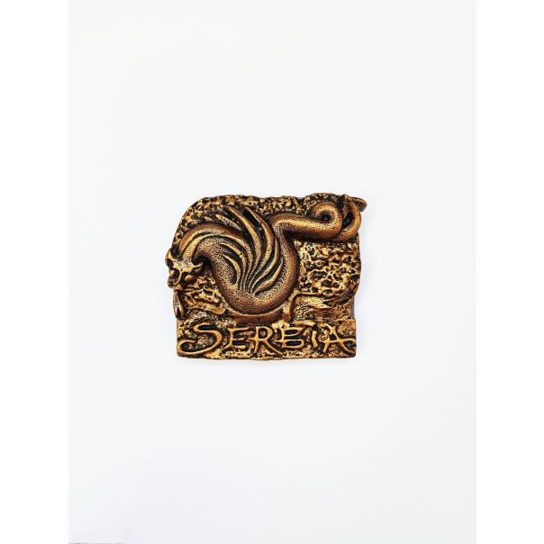 ROD - Magnet ZMAJ/SRBIJA, boja bronze - ROD000236