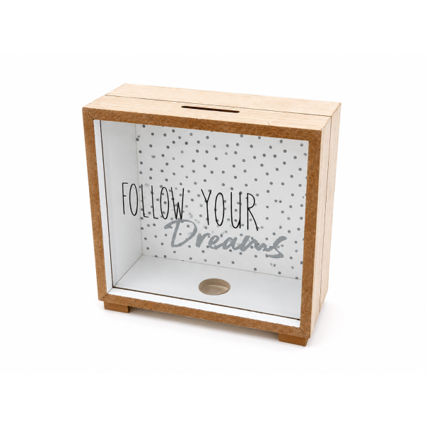 MKS Dekorativna kasa za novac Follow Your Dreams - EP3276453