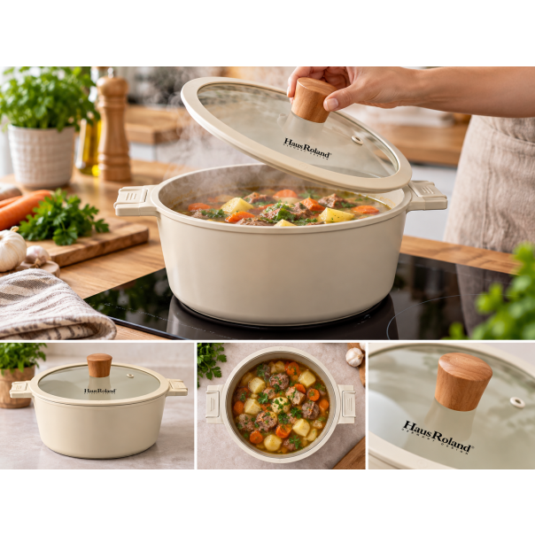 Šerpa 24 cm Haus Roland HR178-2 sa poklopcem - EP3276693