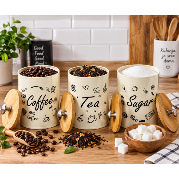 MKS Set za kafu, čaj i šećer 3/1  beli - EP3276735
