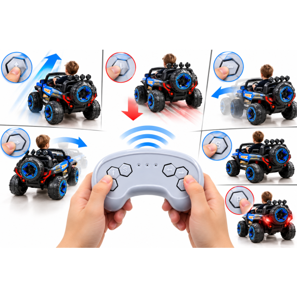 MKS Dečiji električni auto MB-5561 plavi - EP3317805