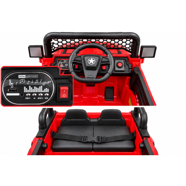 MKS Dečiji električni auto MB-0338 crveni - EP3317799