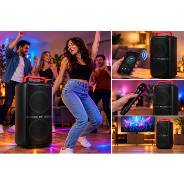 MKS Prenosni Bluetooth zvučnik ZQS-8289 2×25W - EP3276669