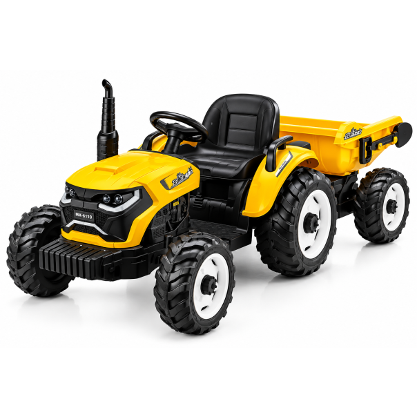 MKS Dečiji traktor sa prikolicom  – žuti - EP3317811