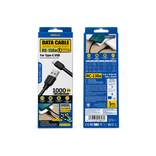 MKS USB na Micro USB kabl PRO 2.4A RC-138I - EP3315347