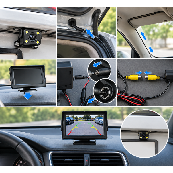 MKS Auto kamera za rikverc sa monitorom - EP3314999
