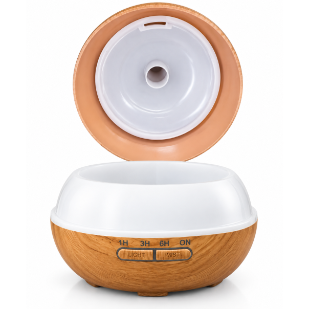 MKS Aroma difuzer i ovlaživač vazduha sa LED osvetljenjem  – imitacija drveta - EP3314993