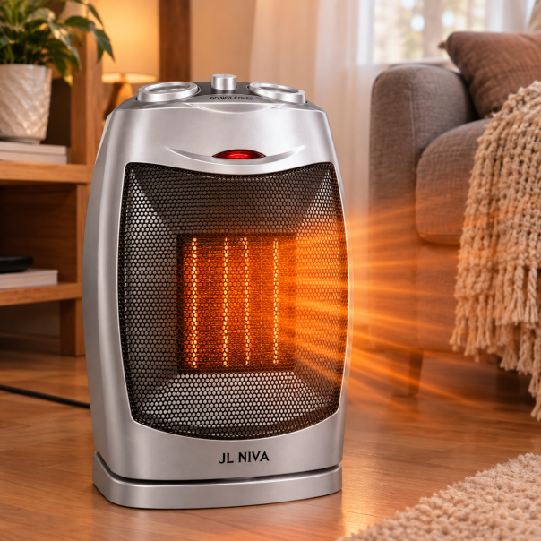 Keramička PTC grejalica sa ventilatorom JL NIVA S-1039 PTC-902 – srebrna - EP3315182