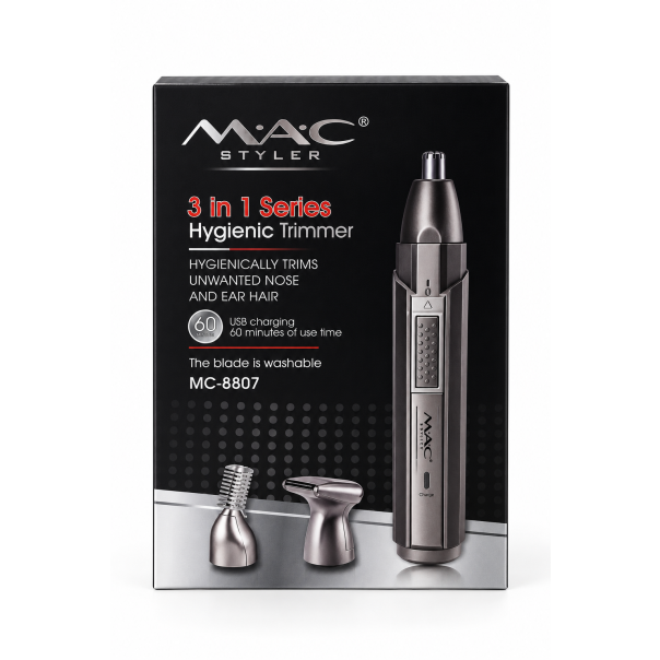 Trimer za nos i uši MAC MC-8807 – punjivi, USB-C - EP3335858