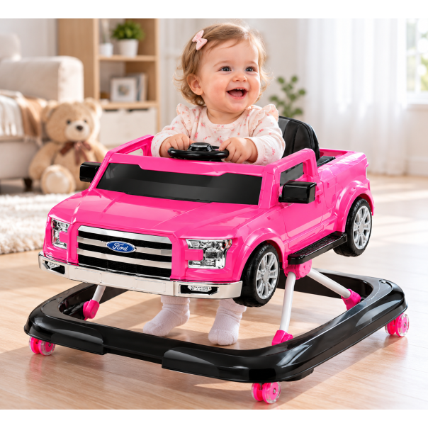 MKS Dečija šetalica Ford F150 3u1 – roze - EP3335642