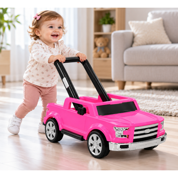 MKS Dečija šetalica Ford F150 3u1 – roze - EP3335642