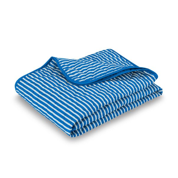 DORMEO Essentials 2in1 pokrivač,plavo/bela, 200X200cm - 110086511-1