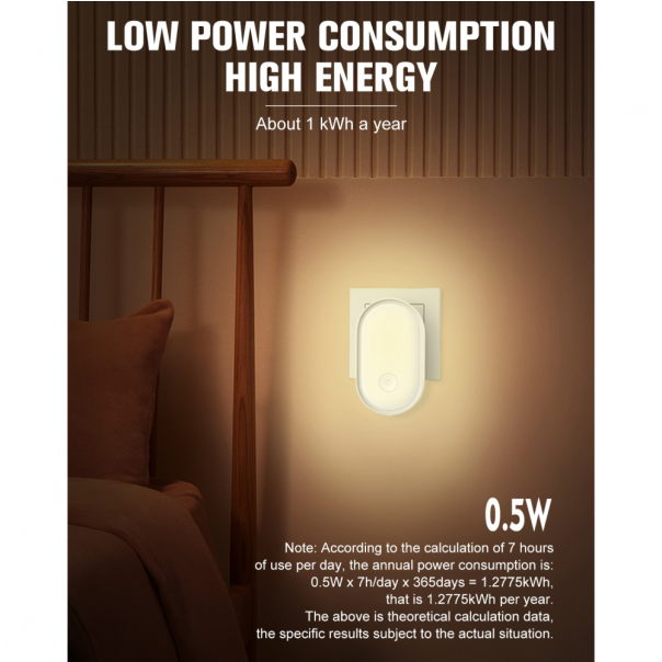 Inteligentni senzor LDNIO Night Light Y2 beli - 215595