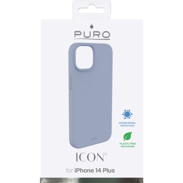 Maska za iPhone 14 Plus 6.7 Puro ICON svetlo plava - 15456-1-1