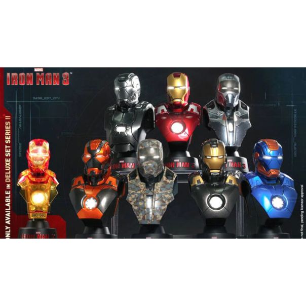 Iron Man 3 Busts 1/6 11 cm Deluxe Set Series 2 (8) - EP3161096