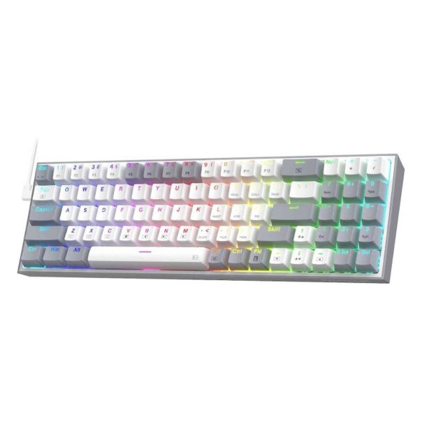 Pollux K628 RGB Gaming Keyboard White Red Switch - EP2944864