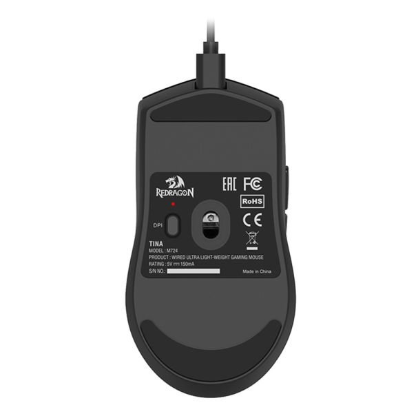 K1NG 1K M724 Wired Gaming Mouse Black - EP2941593