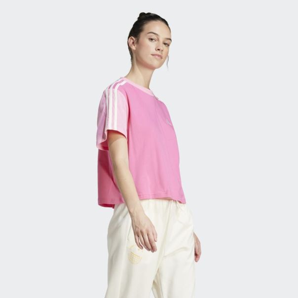 ADIDAS Majica kratak rukav t-shirt essentialn 3-stripes W - IS1574