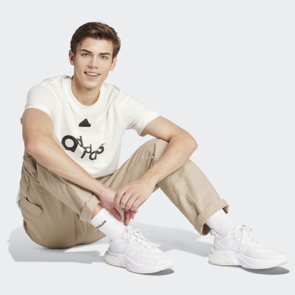 ADIDAS Majica kratak rukav graphic print fleece tee M - IS2010