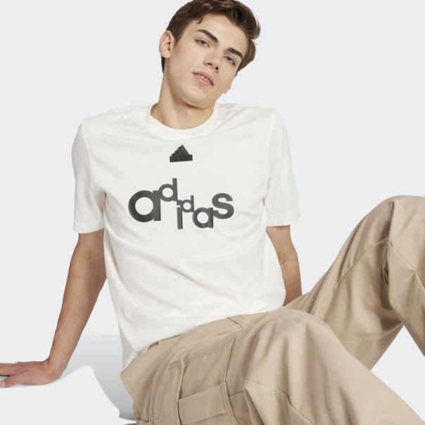 ADIDAS Majica kratak rukav graphic print fleece tee M - IS2010