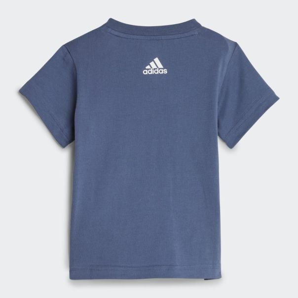 ADIDAS Set essentials lineage organic cotton tee and shorts set BT - IS2497