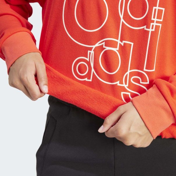 ADIDAS Duks sa kapulačom french terry print hoodie W - IS4302